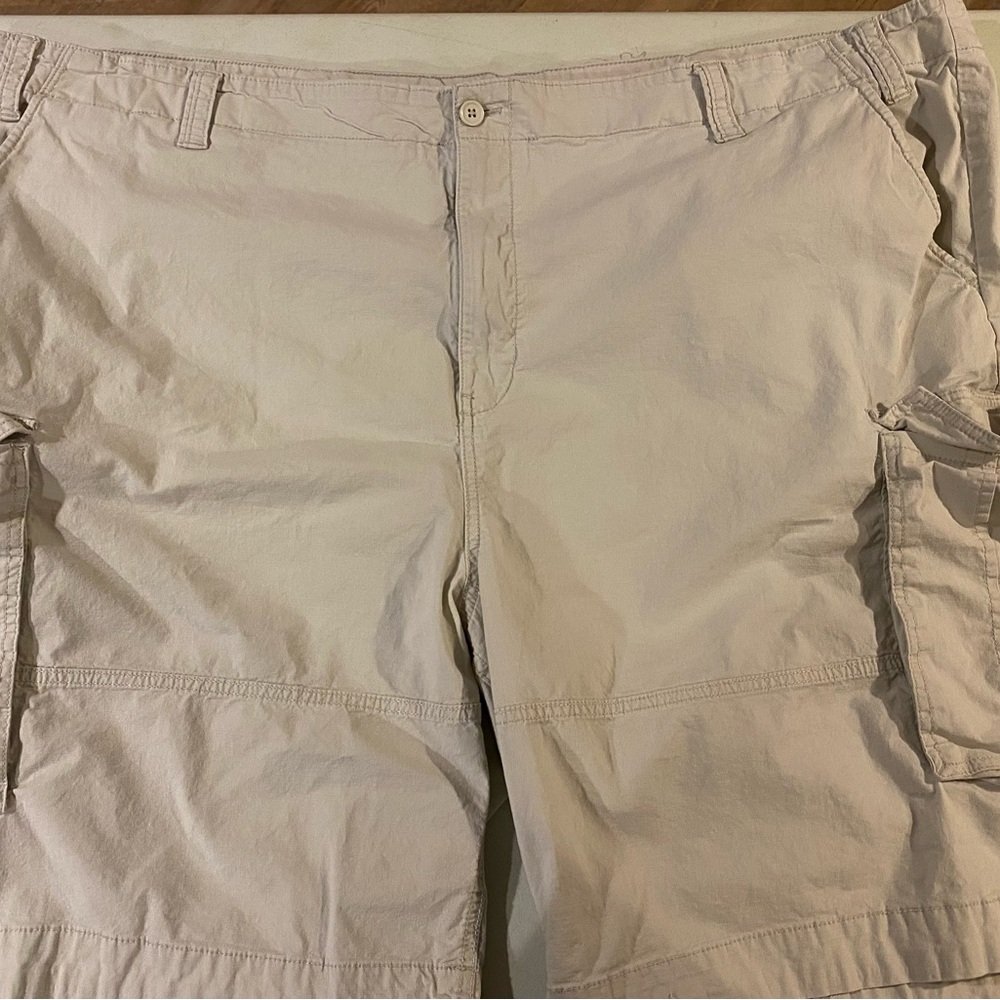 Nautical Khaki Cargo Shorts